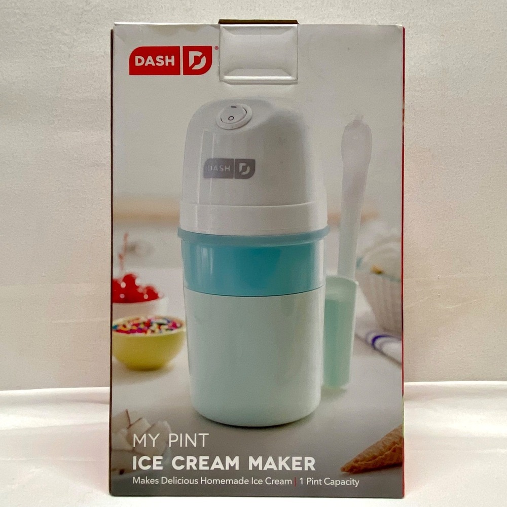 Ice Cream Yogurt Maker Dash 1 Pint Sundae Ice Chill Churn Delicious Homemade NIB